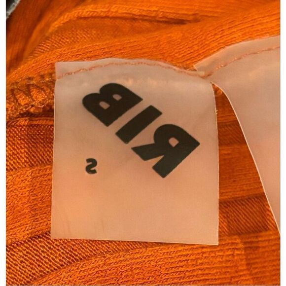 SIMON MILLER Cyrene Ribbed Knit Pants in Burnt Orange NWOT Size Small - Picture 9 of 10